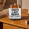 Fathers Day Funny Dad Gifts from Daughter Son, Fathers Day Unique Gifts for Dad Stepdad Daddy Grandpa Him, Sandalwood Juniper Scented Candle for Him